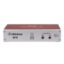 INTERFAZ DE AUDIO ALCTRON, DOBLE CANAL,  24 BITS/192 kHz, USB, COLOR ROJO
