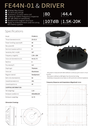DRIVER SOUNDKING, 60 WATTS, 8 OHM, 1.8 kHz - 20kHz, 105 dB, NEODIMIO, SIN ROSCA (copia)