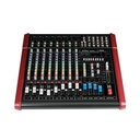 MEZCLADORA PASIVA SOUNDKING, (CONSOLA ANALOGA) 8 ENTRADAS (8 XLR) (4 MONO), 8 SALIDAS (4 AUX) (STEREO L/R) (4 GROUP L/R), RCA IN/OUT, USB REC/PLAY, 100 FX, EQ