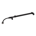 PEDESTAL DE MICROFONO ALCTRON, PARA AMPLIFICADOR O GABINETE DESDE 8 A 14 CM DE PROFUNDIDAD,  BRAZO CUELLO DE CISNE, ACERO INOXIDABLE, COLOR NEGRO