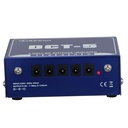 FUENTE DE ALIMENTACION ALCTRON, 5 CONECTORES 9V, 50mA, PARA PEDALES, MATERIAL DE METAL ROBUSTA, COLOR AZUL