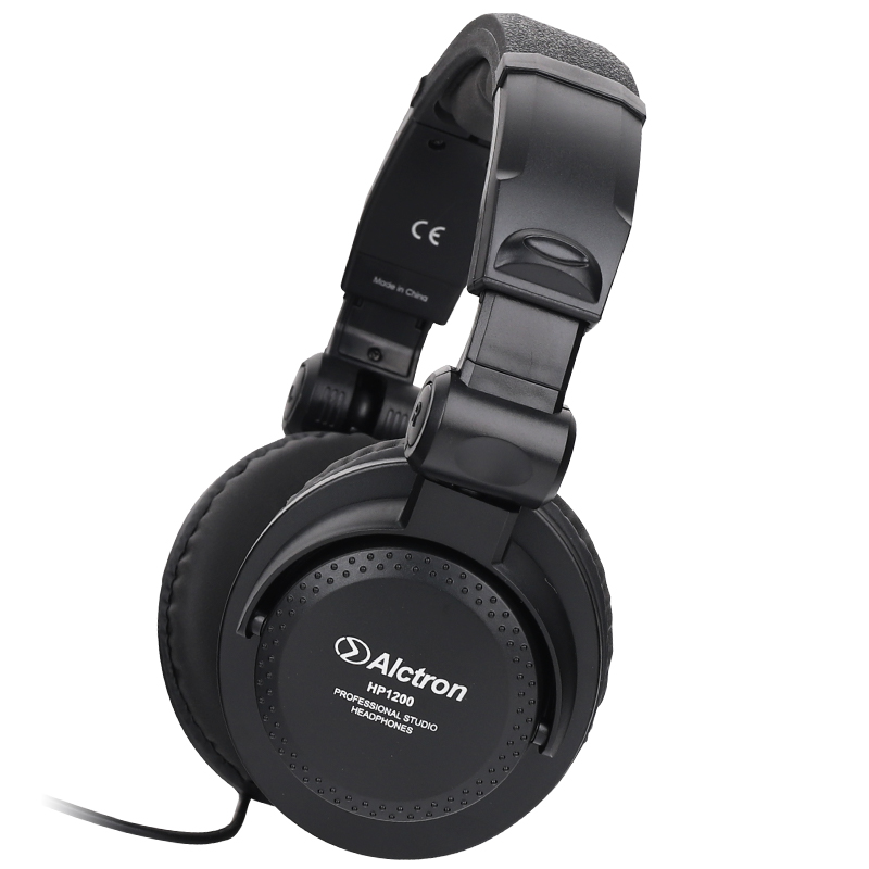 AUDIFONOS (AURICULARES) ALCTRON, PARA DJ PROFESIONAL, GRABACION, ALTA DEFINICION, GIRATORIOS ABS, NEGRO