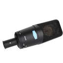 MICROFONO DE CONDENSADOR FET ALCTRON, DE GRAN DIAFRAMA 34MM, CON SOPORTE DE ORO, 20 Hz-20 kHz, CON CORTE DE BAJOS Y SENSIBILIDAD