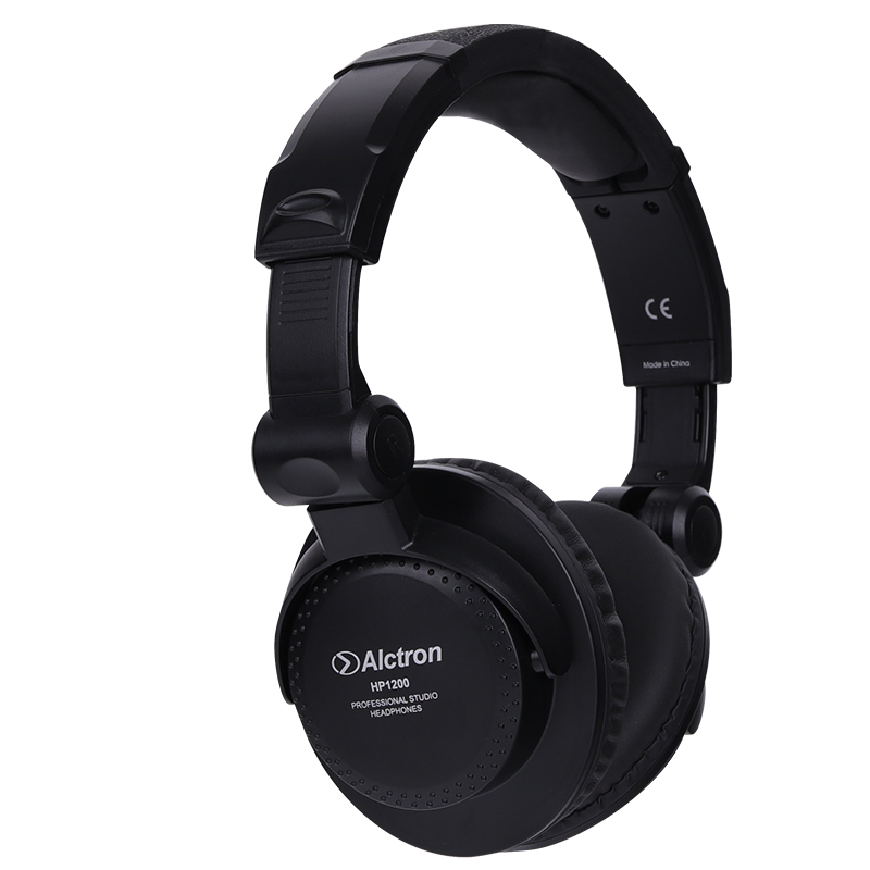 AUDIFONOS (AURICULARES) ALCTRON, PARA DJ PROFESIONAL, GRABACION, ALTA DEFINICION, GIRATORIOS ABS, NEGRO