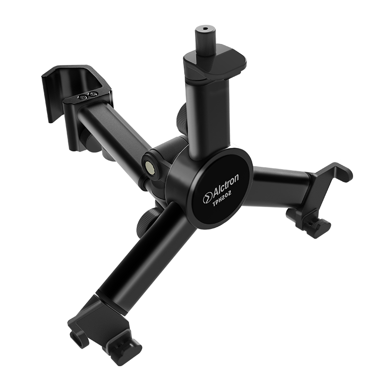 SOPORTE UNIVERSAL ALCTRON, PARA TABLET O IPAD, COLOR NEGRO
