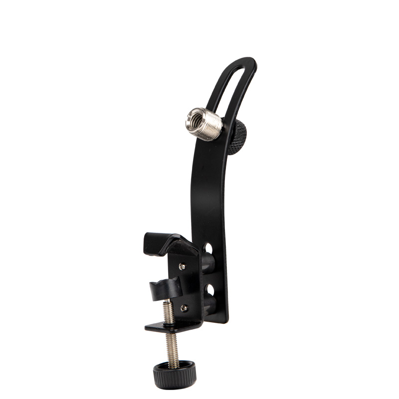 SOPORTE ALCTRON, PARA MICROFONO, PERCUSION, METALICO, TIPO CLAMP