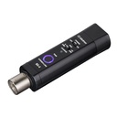 RECEPTOR DE AUDIO BLUETOOTH ALCTRON, CON CHIP 4.0, CONECTOR XLR, BOTON STEREO LINK, COLOR NEGRO