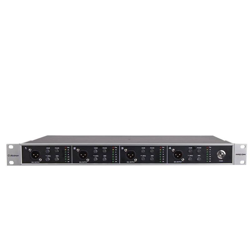 CAJA DIRECTA DE 4 CANALES ALCTRON, PARA RACK