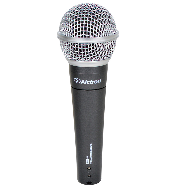 MICROFONO DINAMICO ALCTRON, DE MANO, ALTA GAMA, CARDIOIDE, 50Hz-13KHz, 144 dB SPL MAX, MATERIAL ZINC ROBUSTO