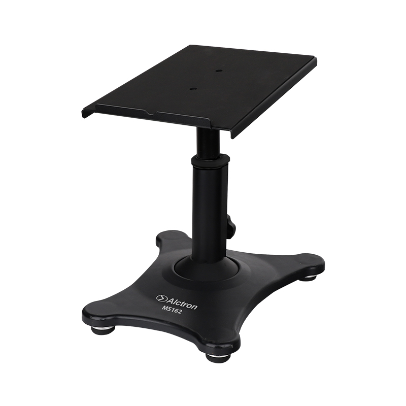 PEDESTAL PARA MONITOR DE ESTUDIO ALCTRON, ALUMINIO, ANGULO AJUSTABLE, PARA ESCRITORIO