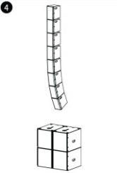 BUMPER (FLY BAR) SOUNDKING, PARA USO DE ALTAVOZ GL26A EN ELEVACION, METALICO COLOR NEGRO