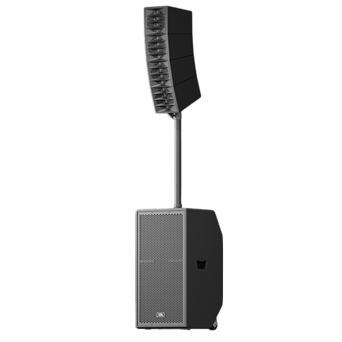 ALTAVOZ ACTIVO SOUNDKING, COLUMNA PORTATIL, (16X1", 4X5" NEO, 2X12"), 1800W RMS, CLASE D, 130 dB/SPL MAX, MEZCLADORA INCORPORADA DE 4 ENTRADAS