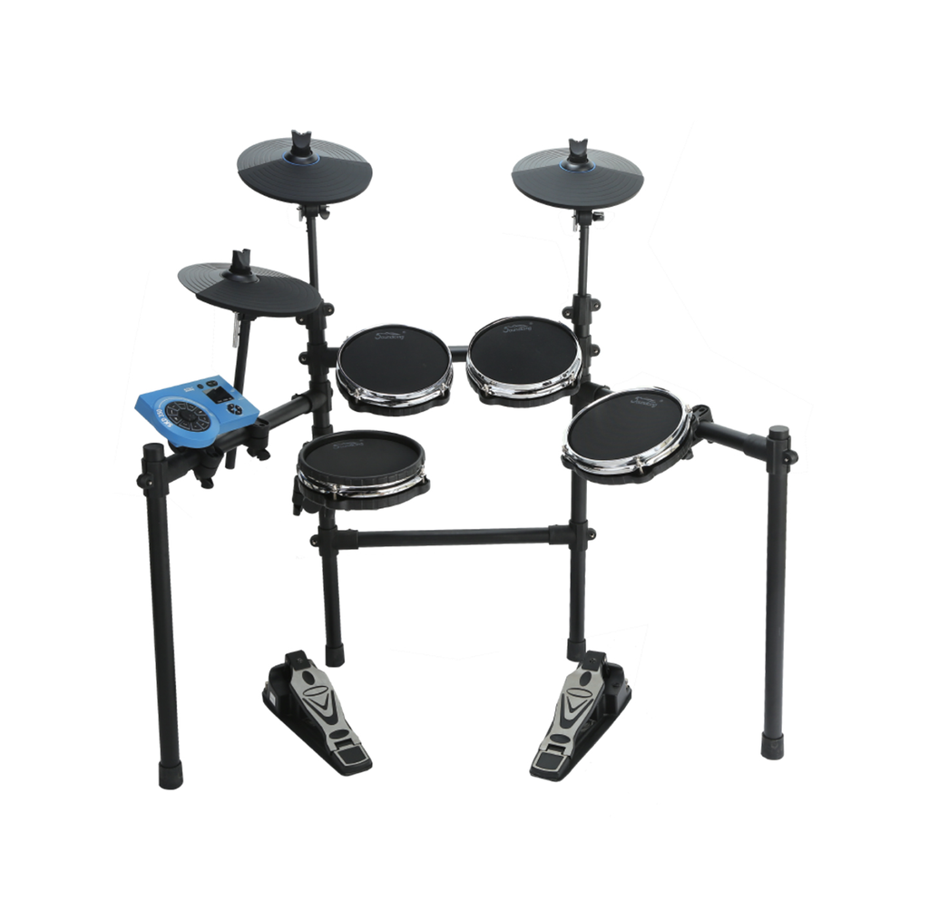 BATERIA ELECTRICA SOUNDKING, PADS MESH, SENSACION Y SONIDO REALISTA, 10 PIEZAS, 26 PRESETS, USB/MIDI