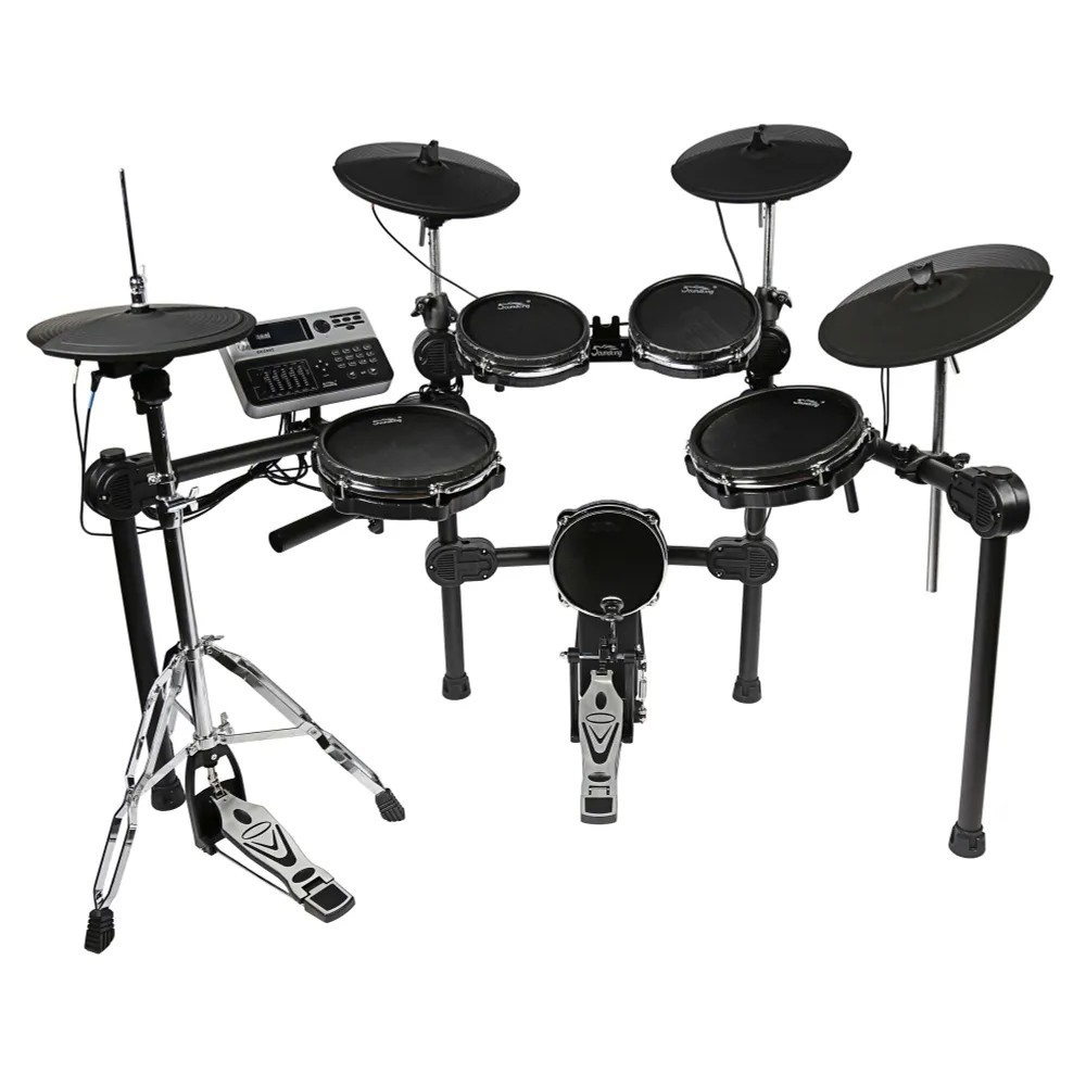 BATERIA ELECTRICA SOUNDKING, SERIE PRFESIONAL, PADS MESH, 500 TIMBRES, 30 KIT DRUMS PRESETS, 20 DEMO,  9 PIEZAS, PANTALLA TFT LCD, EQ, EFECTOS