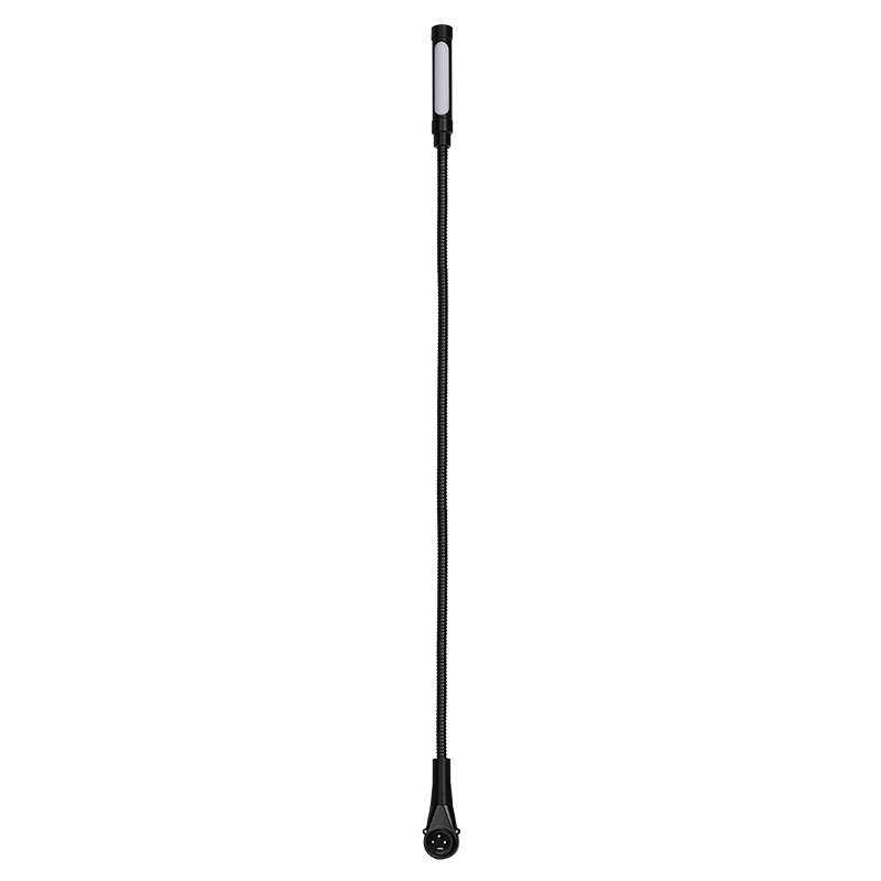 LAMPARA ALCTRON, PARA USO EN MEZCLADORAS, CONEXION XLR M, COLOR NEGRO, LUZ BLANCA FRIA