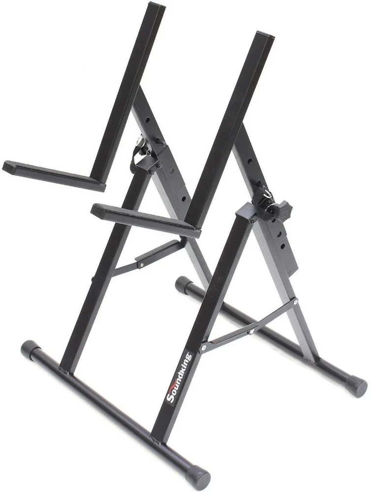PEDESTAL/SOPORTE PARA AMPLIFICADOR SOUNDKING, ALTURA AJUSTABLE, PLEGABLE, COLOR NEGRO