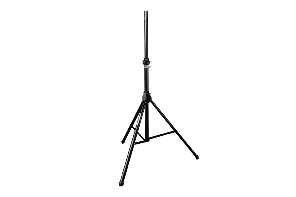 PEDESTAL PARA ALTAVOCES SOUNDKING, CON RESISTENCIA NEUMÁTICA, SOPORTA HASTA 60KG, COLOR NEGRO