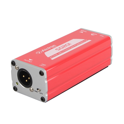 [SD201] CAJA DIRECTA ALCTRON, COMPACTA, ACTIVA, 1 CANAL, PARA ESCENARIO Y ESTUDIO