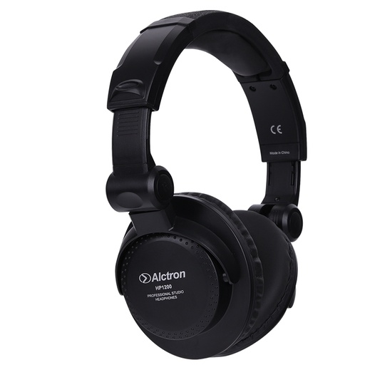[HP1200] AUDIFONOS (AURICULARES) ALCTRON, PARA DJ PROFESIONAL, GRABACION, ALTA DEFINICION, GIRATORIOS ABS, NEGRO