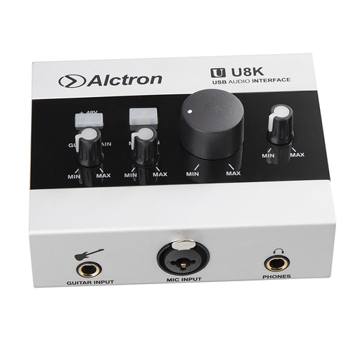 [U8K] INTERFAZ DE AUDIO USB COMPACTA ALCTRON, 