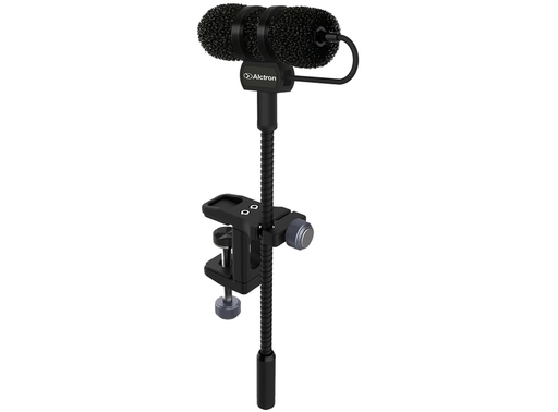 [GM612] MICROFONO CONDENSADO ALCTRON, CUELLO DE GANSO, PARA SAXOFÓN, CARDIOIDE, 30 Hz-20 kHz, CON CLIP DE ANCLAJE