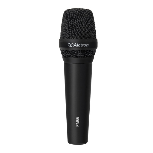 [PM88] MICROFONO DINAMICO VOCAL ALCTRON, DE MANO, PARA USO EN VIVO O EN ESTUDIO, ALTA GAMA, CARDIOIDE, 50Hz-13kHz, 150 dB SPL MAX, SUPER ROBUSTO, COLOR NEGRO