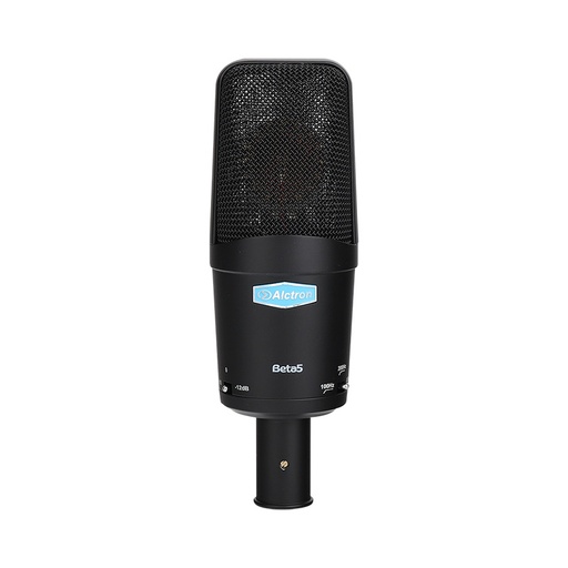 [BETA5] MICROFONO DE CONDENSADOR FET ALCTRON, DE GRAN DIAFRAMA 34MM, CON SOPORTE DE ORO, 20 Hz-20 kHz, ATENUADOR DE CORTE DE BAJOS Y SENSIBILIDAD