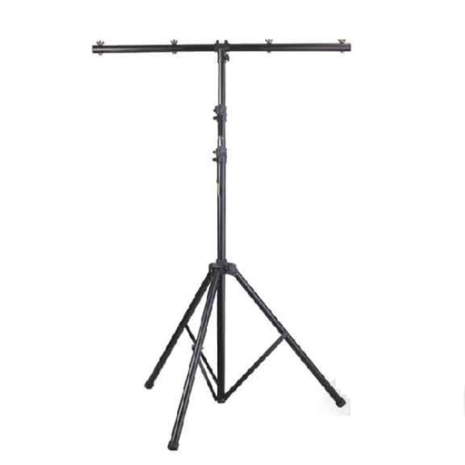 [DA008] PEDESTAL PARA LUCES SOUNDKING, 1 SOPORTE SUPERIOR, BASE TIPO TRIPIÉ, COLOR NEGRO