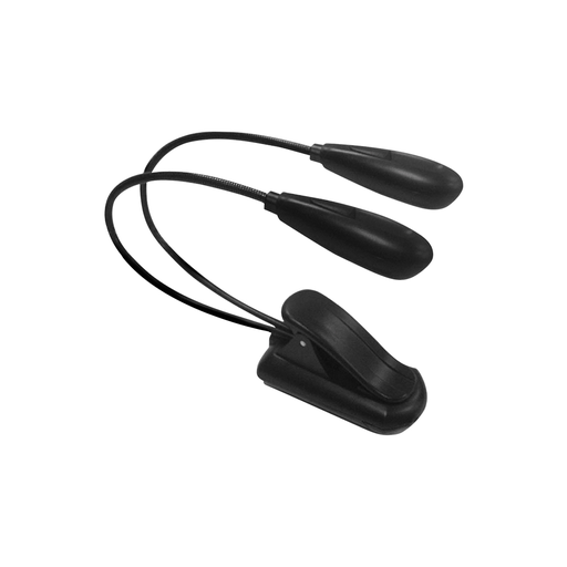 [SML200] LAMPARA LED PARA PARTITURAS SOUNDKING, FLEXIBLE, DOBLE LAMPARA, COLOR NEGRO
