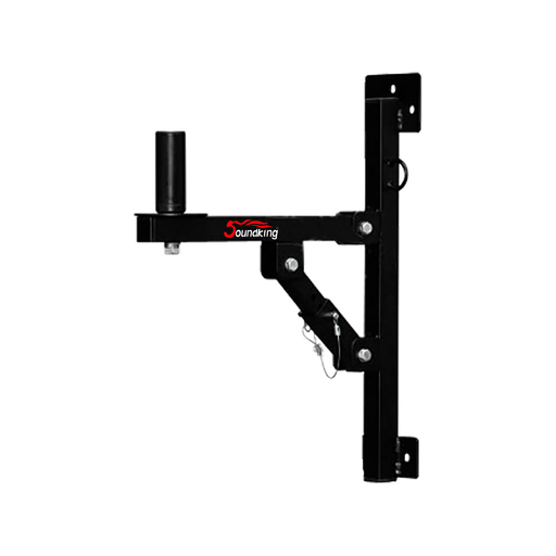 [DB078] SOPORTE DE PARED SOUNDKING, PARA ALTAVOZ, TIPO POLE DE 35MM, CON AJUSTE VERTICAL, COLOR NEGRO